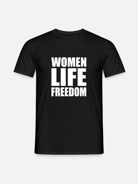 Women life freedom - Men's T-Shirt - black