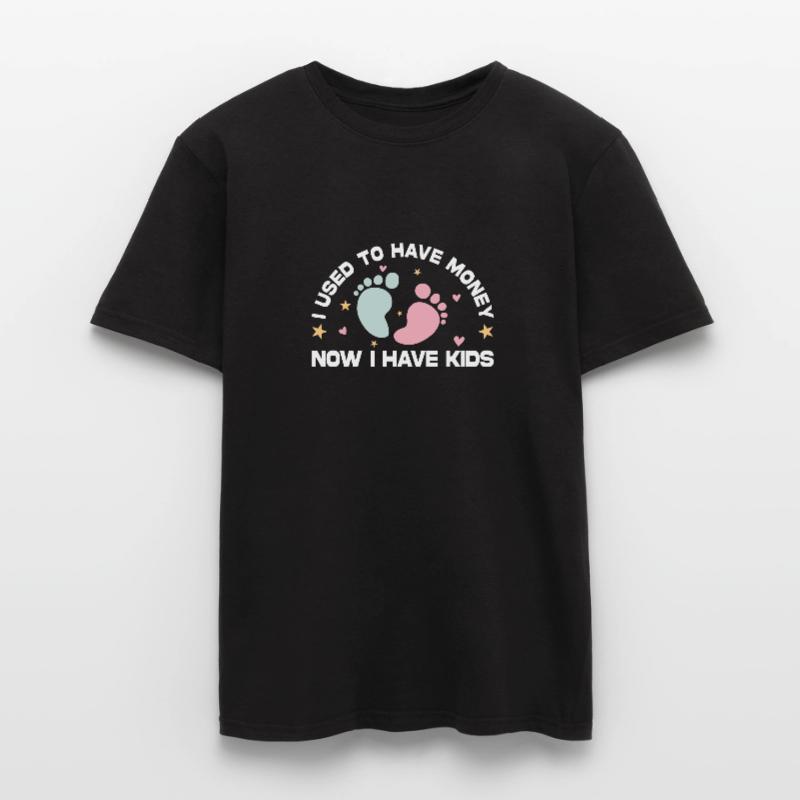 J’avais de l’argent Maintenant j’ai des enfants T-shirt homme