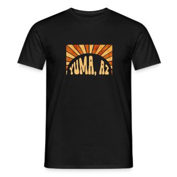 Sonnenuntergang Yuma Arizona Erlebnis - Männer T-Shirt - Schwarz - Vorne - AI Model Male 178 light (178cm)