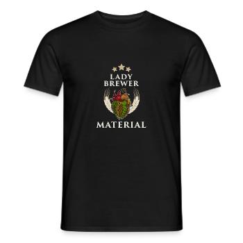 Brewer Brewer Hops Beer Drinker Brewery Beer - Men's T-Shirt - black - Front - AI Model Male 178 light (178cm)