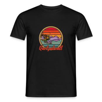 Quetzalcoatl Axolotl Mexique Divinité Aztèque - T-shirt homme - noir - Devant - AI Model Male 178 light (178cm)