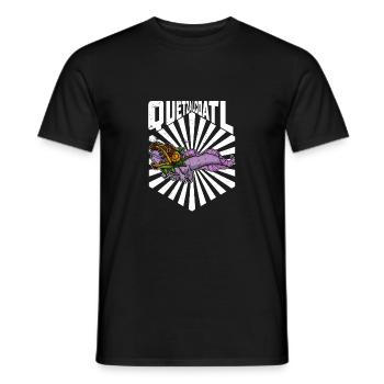 Quetzalcoatl Axolotl Mexico Aztecs Deity - Men's T-Shirt - black - Front - AI Model Male 178 light (178cm)