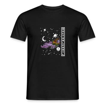 Quetzalcoatl Axolotl Mexique Divinité Aztèque - T-shirt homme - noir - Devant - AI Model Male 178 light (178cm)