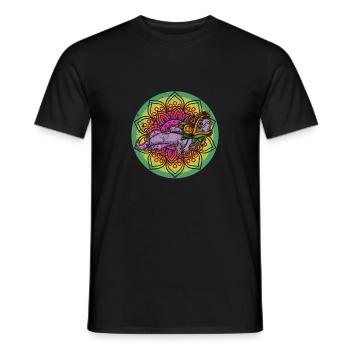 Quetzalcoatl Axolotl Mexico Aztecs Deity - Men's T-Shirt - black - Front - AI Model Male 178 light (178cm)