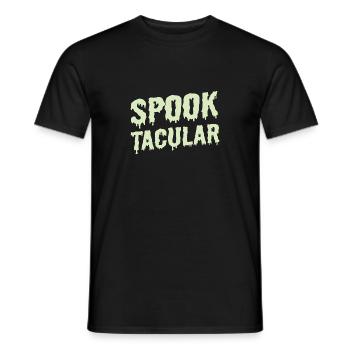 Halloween Shirt Spooktacular Costume Gift Tee - T-shirt homme - noir - Devant - AI Model Male 178 light (178cm)