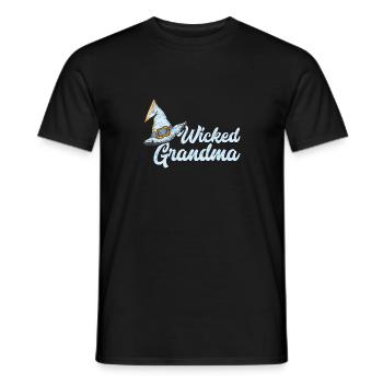 Wicked Grandma Witch Spooky Halloween Geschenk - Männer T-Shirt - Schwarz - Vorne - AI Model Male 178 light (178cm)