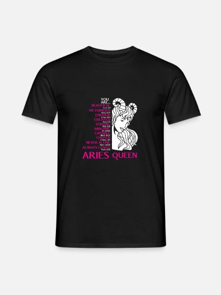 Sternzeichen Widder - Männer T-Shirt - Schwarz