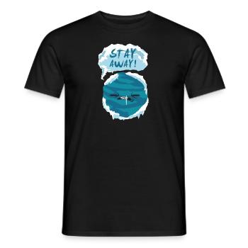 Sprüche Geschenk Planet Kälte Winter Kind Weltall - Männer T-Shirt - Schwarz - Vorne - AI Model Male 178 light (178cm)