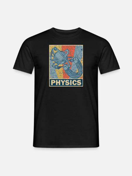 physics - Men's T-Shirt - black