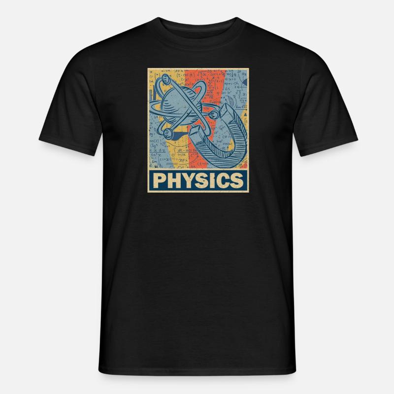 Physik - Männer T-Shirt - Schwarz
