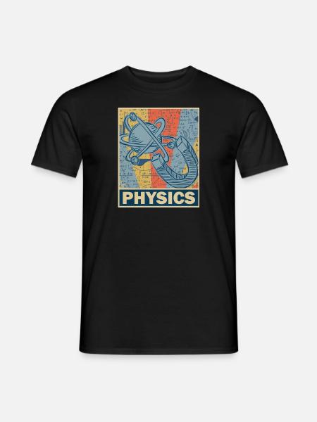 Physics Retro Vintage - Men's T-Shirt - black