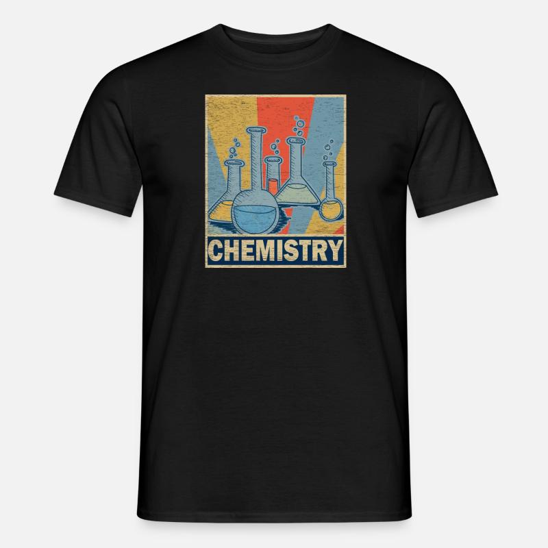 Chemie - Männer T-Shirt - Schwarz
