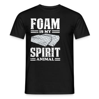 Restorer Upholstered Furniture - Men's T-Shirt - black - Front - AI Model Male 178 light (178cm)