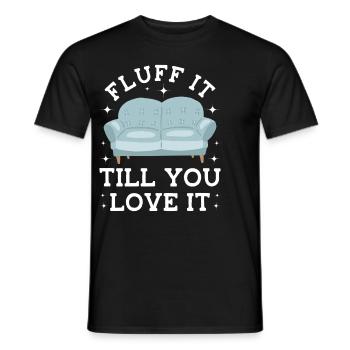 Restorer Upholstered Furniture - Men's T-Shirt - black - Front - AI Model Male 178 light (178cm)