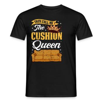 Restorer Upholstered Furniture - Men's T-Shirt - black - Front - AI Model Male 178 light (178cm)