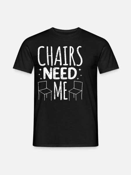 Restauratorin Polstermöbel - Männer T-Shirt - Schwarz