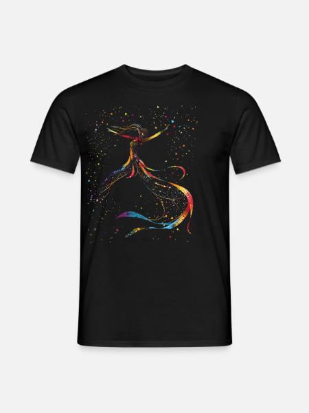 Aérien Soie Aérienne Cirque Air Soie - T-shirt homme - noir