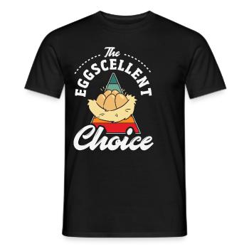 Unterstützen Sie lokale Eierhändler - Männer T-Shirt - Schwarz - Vorne - AI Model Male 178 light (178cm)