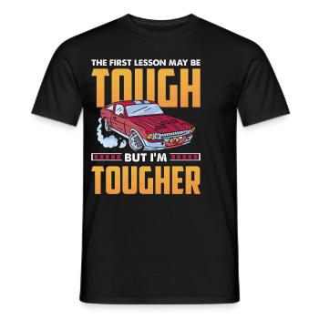 Driving School Driving Instructor - Men's T-Shirt - black - Front - AI Model Male 178 light (178cm)