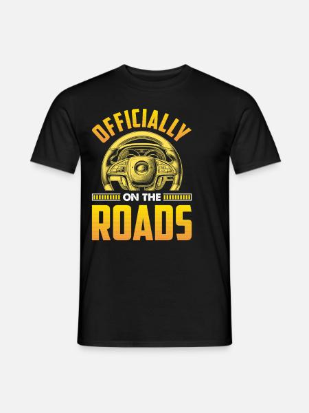 Fahrschule Fahrlehrer - Männer T-Shirt - Schwarz