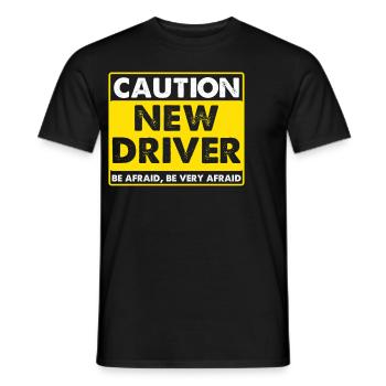 Driving School Driving Instructor - Men's T-Shirt - black - Front - AI Model Male 178 light (178cm)