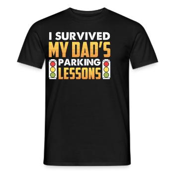 Driving School Driving Instructor - Men's T-Shirt - black - Front - AI Model Male 178 light (178cm)