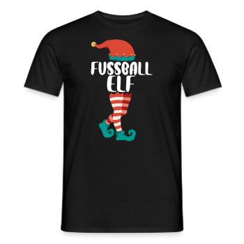 Weihnachts Elf Partnerlook Design Xmas Elfen - Männer T-Shirt - Schwarz - Vorne - AI Model Male 178 light (178cm)