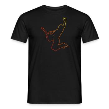 Guitare Hommes Guitare Guitariste Guitare Electrique - T-shirt homme - noir - Devant - AI Model Male 178 light (178cm)
