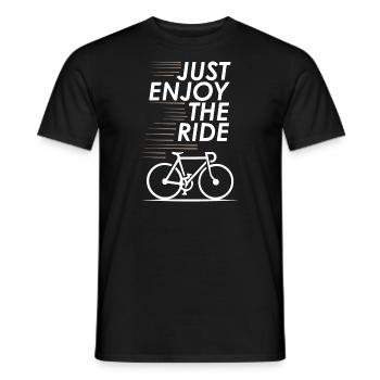 Profitez simplement de la balade - T-shirt homme - noir - Devant - AI Model Male 178 light (178cm)