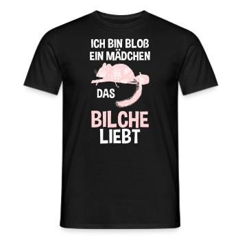 Bilch - Männer T-Shirt - Schwarz - Vorne - AI Model Male 178 light (178cm)
