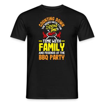 I can spend time with family and friends at the - Männer T-Shirt - Schwarz - Vorne - AI Model Male 178 light (178cm)