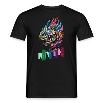 Fabelwesen - Das Unbekannte umarmen - Männer T-Shirt - Schwarz - Vorne - AI Model Male 178 light (178cm)