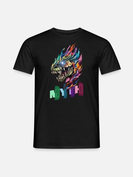 Mythical Creature - Embracing the Unknown - Men's T-Shirt - black