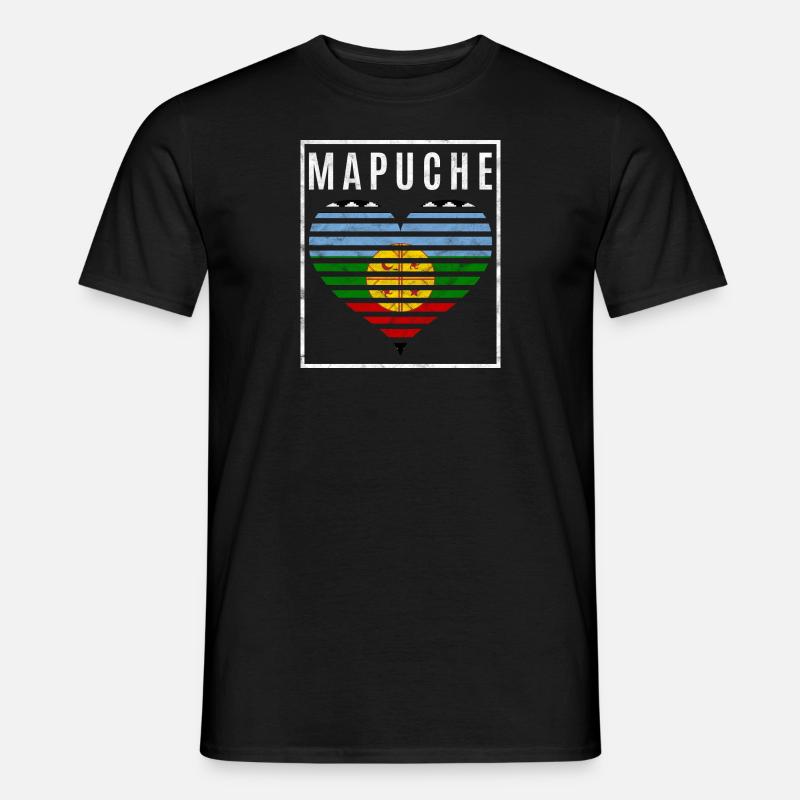 Mapuche - Männer T-Shirt - Schwarz