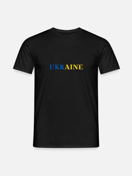 Ukraine Ukrainian Flag Gift Idea - Men's T-Shirt - black