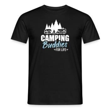 Campeur - T-shirt homme - noir - Devant - AI Model Male 178 light (178cm)