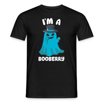 Halloween Geist Spruch - Männer T-Shirt - Schwarz - Vorne - AI Model Male 178 light (178cm)
