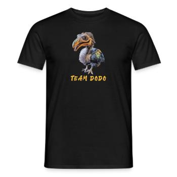 Dodo Team Bird - T-shirt homme - noir - Devant - AI Model Male 178 light (178cm)