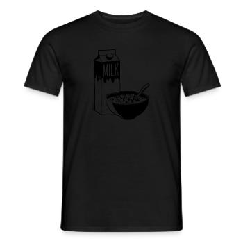 Dice Krispies - Men's T-Shirt - black - Front - AI Model Male 178 light (178cm)