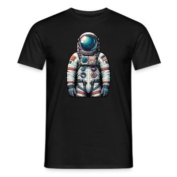 Astronaut - Männer T-Shirt - Schwarz - Vorne - AI Model Male 178 light (178cm)