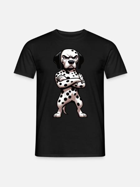 Dalmatiner Dalmatinerhalter Dalmatinerbesitzer - Männer T-Shirt - Schwarz