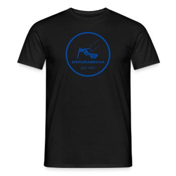 EmpuriaBrava EST 1967 Kitesurfing - Men's T-Shirt - black - Front - AI Model Male 178 light (178cm)