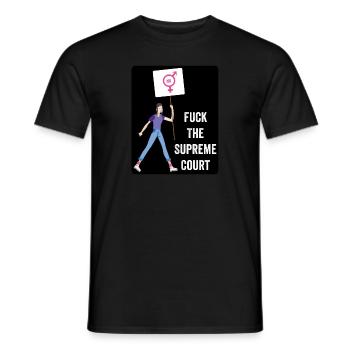 Roe V Wade Droits des femmes Pro choix - T-shirt homme - noir - Devant - AI Model Male 178 light (178cm)