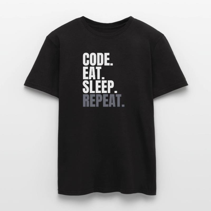 Code eat sleep repeat - Programmer Shirt Coding Men's T-shirt