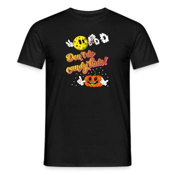 Don t do candy kids - Men's T-Shirt - black - Front - AI Model Male 178 light (178cm)