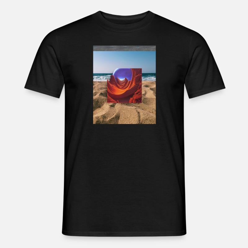 MeeresKunst 1 - Männer T-Shirt - Schwarz