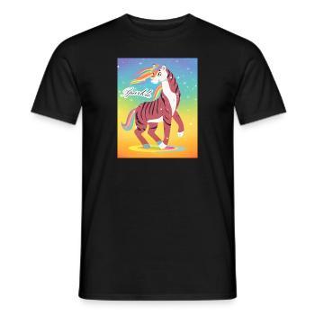 sparkle - Männer T-Shirt - Schwarz - Vorne - AI Model Male 178 light (178cm)