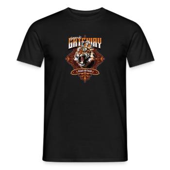 Roaring Lion Tiger Animal Lover Nature Jungle King - Männer T-Shirt - Schwarz - Vorne - AI Model Male 178 light (178cm)