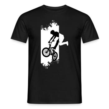 BMX - Men's T-Shirt - black - Front - AI Model Male 178 light (178cm)