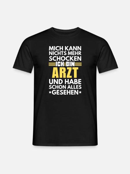 Médecin non choquable - T-shirt homme - noir